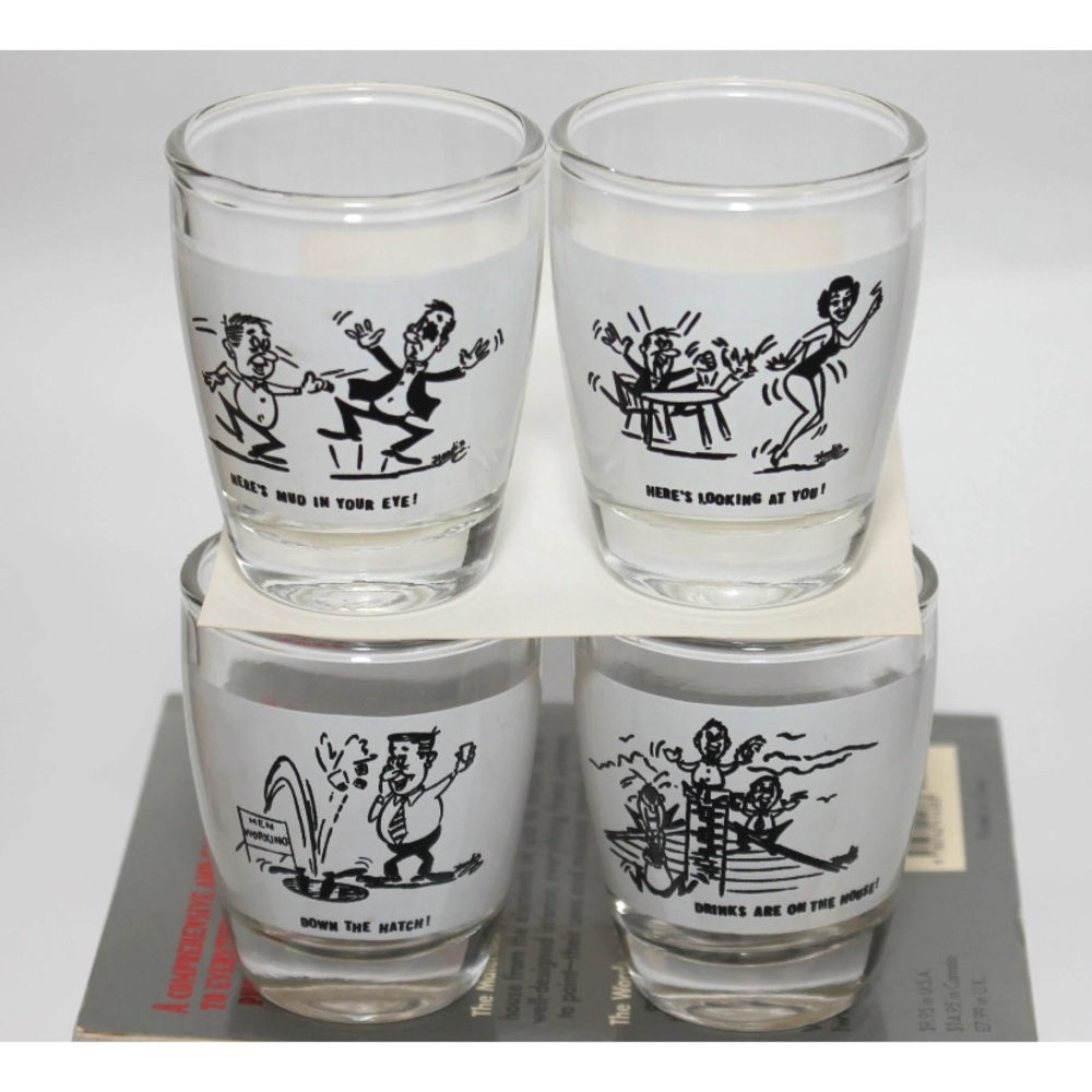 Vintage Anchor Hocking Shot Glasses set